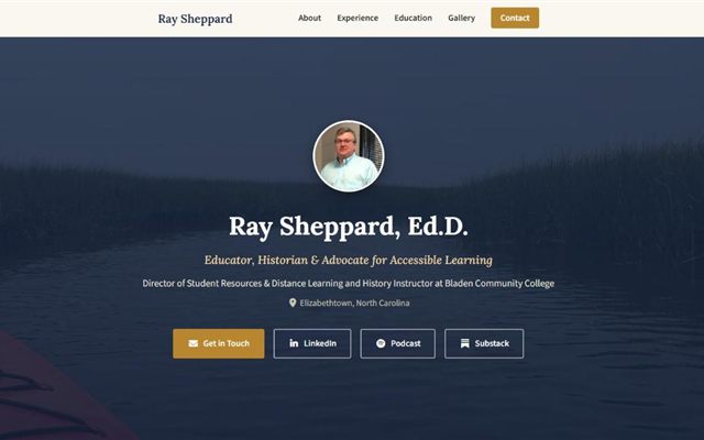 Screenshot of Ray Sheppard